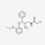 Structure of (2RS,3RS)-1-CHLOROACETYLAMINO-3-(2-ETHOXYPHENOXY)-2-HYDROXY-3-PHENYLPROPANE