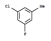 Structure of 3-CHLORO-5-FLUOROTOLUENE
