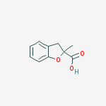 Structure of 2,3-dihydro-2-methyl-2-Benzofurancarboxylic acid