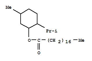 Structure of 2-isopropyl-5-methylcyclohexyl stearate