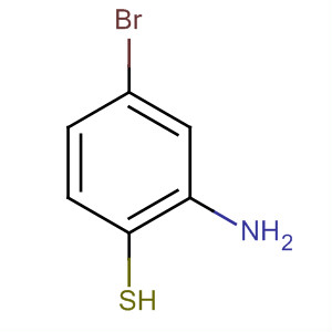 2-氨基-4-溴苯硫酚结构式