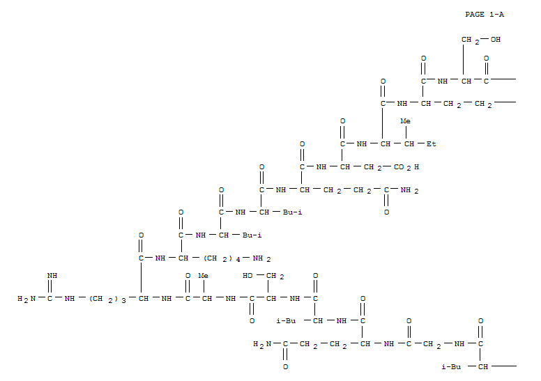 Structure of AC-[DARG2] GHRF (1-29), AMIDE, HUMAN