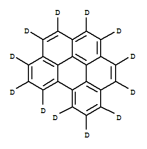 Structure of BENZO(G,H,I)PERYLENE D12