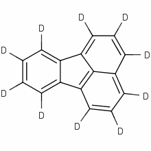Structure of FLUORANTHENE-D10