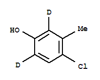 Structure of 4-CHLORO-3-METHYLPHENOL-2,6-D2
