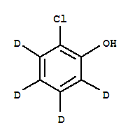 Structure of 2-CHLOROPHENOL-3,4,5,6-D4