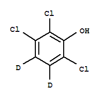 Structure of 2,3,6-TRICHLOROPHENOL-4,5-D2