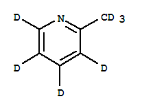 Structure of 2-METHYLPYRIDINE-D7