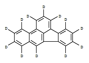 Structure of BENZO(B)FLUORANTHENE D12