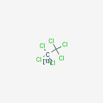 Structure of Hexachloroethane-13C
