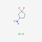 Structure of 3,3-Difluorocyclopentanamine