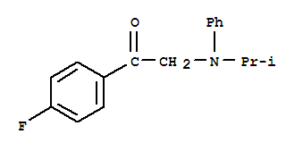Structure of 1-(4-FLUORO-PHENYL)-2-(ISOPROPYL-PHENYL-AMINO)-ETHANONE