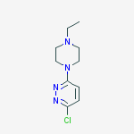 Structure of 3-chloro-6-(4-ethyl-1-piperazinyl)Pyridazine