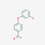 Structure of 4-(3-fluorophenoxy)benzaldehyde