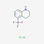 Structure of 5-Trifluoromethyl-1,2,3,4-tetrahydro-quinolinehydrochloride