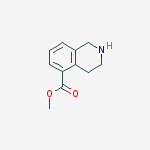 Structure of methyl 1,2,3,4-tetrahydroisoquinoline-5-carboxylate