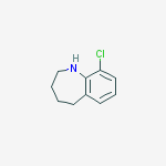 Structure of 9-Chloro-2,3,4,5-tetrahydro-1H-benzo[b]azepine