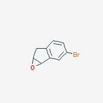 Structure of 3-BROMO-6,6A-DIHYDRO-1AH-1-OXA-CYCLOPROPA[A]INDENE
