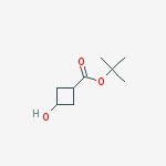 Structure of cis-tert-Butyl 3-hydroxycyclobutanecarboxylate