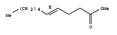 Structure of METHYL-TRANS-4-DECENOATE
