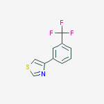 Structure of 4-[3-(trifluoromethyl)phenyl]Thiazole