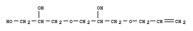 Structure of 3-[3-(allyloxy)hydroxypropoxy]propane-1,2-diol