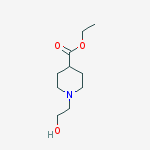 Structure of Ethyl 1-(2-hydroxyethyl)piperidine-4-carboxylate