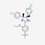Structure of (4R,5S)-REL-4,5-BIS(4-CHLOROPHENYL)-2-[4-(TERT-BUTYL)-2-ETHOXYPHENYL]-4,5-DIHYDRO-4,5-DIMETHYL-1H-IMIDAZOLE