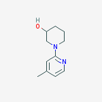 Structure of 4'-METHYL-3,4,5,6-TETRAHYDRO-2H-[1,2']BIPYRIDINYL-3-OL