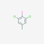 Structure of 1,3-Dichloro-2-iodo-5-methylbenzene