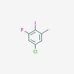 Structure of 5-CHLORO-3-FLUORO-2-IODOTOLUENE