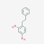 4-Phenethylbenzene-1,3-diol结构式