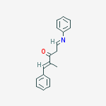 Structure of 2-methyl-1-phenyl-5-(phenylimino)pent-1-en-3-one