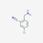Structure of 2-(AMINOMETHYL)-5-CHLOROBENZONITRILE