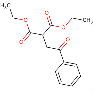 Structure of Propanedioic acid, (2-oxo-2-phenylethyl)-, diethyl ester