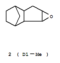 octahydrodimethyl-2,5-methano-2H-indeno[1,2-b]oxirene结构式