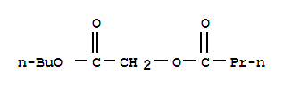 2-butoxy-2-oxoethyl butyrate结构式