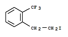 .alpha.,alpha,alpha-trifluoro-2-(2-iodoethyl)toluene结构式