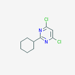 Structure of 2,6-dichloro-2-cyclohexylpyrimidine