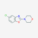 5-Chloro-2-morpholinobenzo[d]oxazole结构式