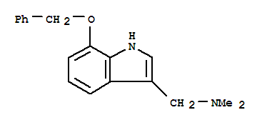 Structure of 7-BENZYLOXYGRAMINE