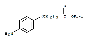 Structure of isopropyl 4-(4-aminophenyl)butyrate