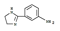 Structure of 3-(4,5-dihydro-1H-imidazol-2-yl)aniline