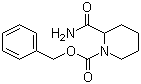Structure of 1-Piperidinecarboxylic acid, 2-(aminocarbonyl)-, phenylmethyl ester