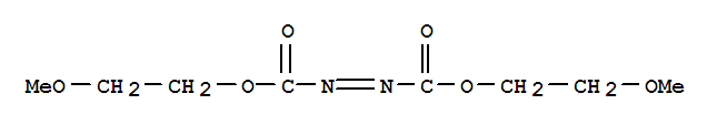 Structure of Azodicarboxylic acid bis(2-methoxyethyl)ester