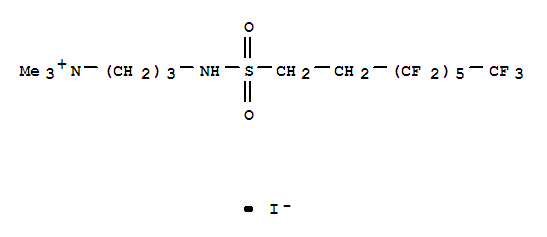 trimethyl-3-[[(3,3,4,4,5,5,6,6,7,7,8,8,8-tridecafluorooctyl)sulphonyl]amino]propylammonium iodide