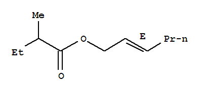 (E)-hex-2-enyl 2-methylbutyrate结构式