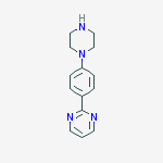 Structure of 2-(4-piperazin-1-ylphenyl)pyrimidine
