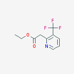 Structure of Ethyl 2-(3-(trifluoromethyl)pyridin-2-yl)acetate