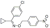 Structure of (4-CHLOROPHENYL)(CYCLOPROPYL)METHANONE O-(4-NITROBENZYL)OXIME